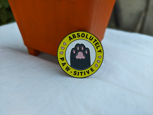 Pin Absolutely Paw-sitive