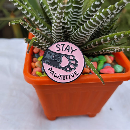Pin Stay Pawsitive